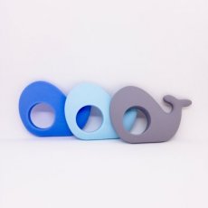 Silicone walvis Ice Blue